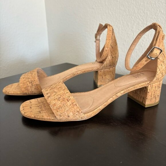 J Jill Women's Ariane Block Cork Strappy Heel Sandals Shoes Size 7.5 - Picture 11 of 11